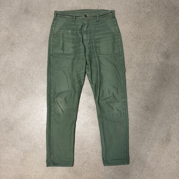 Stan Ray Classic Army Green Painter Pants Workwear Utility USA Men's 33x30 - Picture 1 of 10